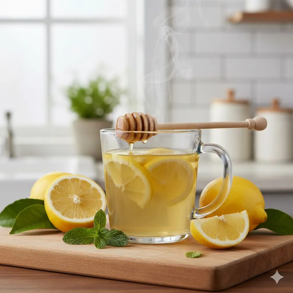 image of lemon water